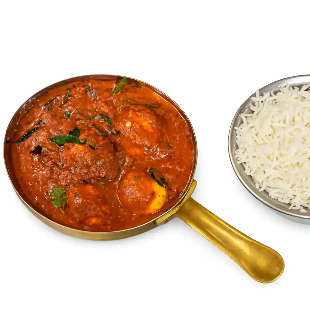 Andhra Egg Masala at Naga's South Indian Cuisine 